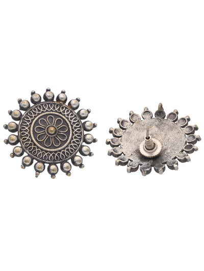 The Gypsy Floral Chakra Stud Earrings - Curio Cottage 