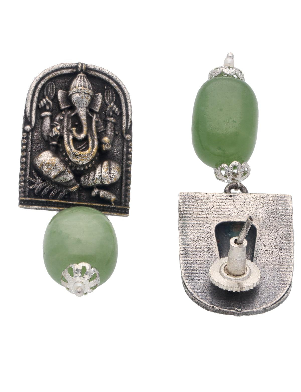 Ganesha Drop Stud
