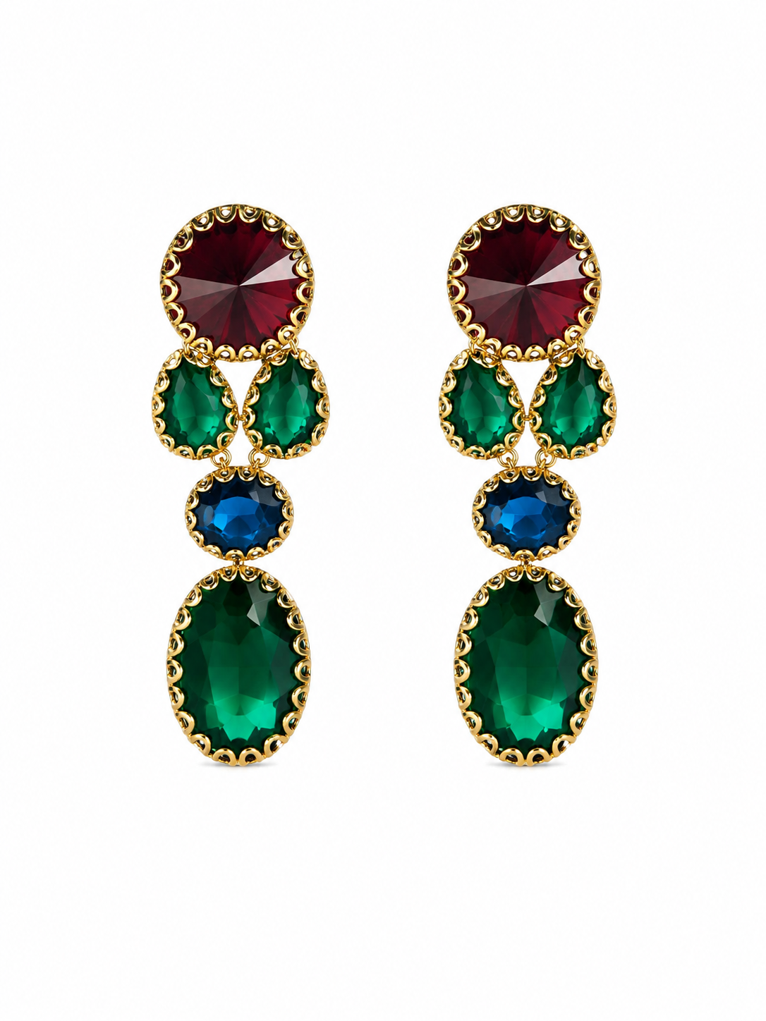 Enchanted Emerald Green Earrings