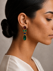 Enchanted Emerald Green Earrings