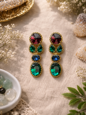 Enchanted Emerald Green Earrings