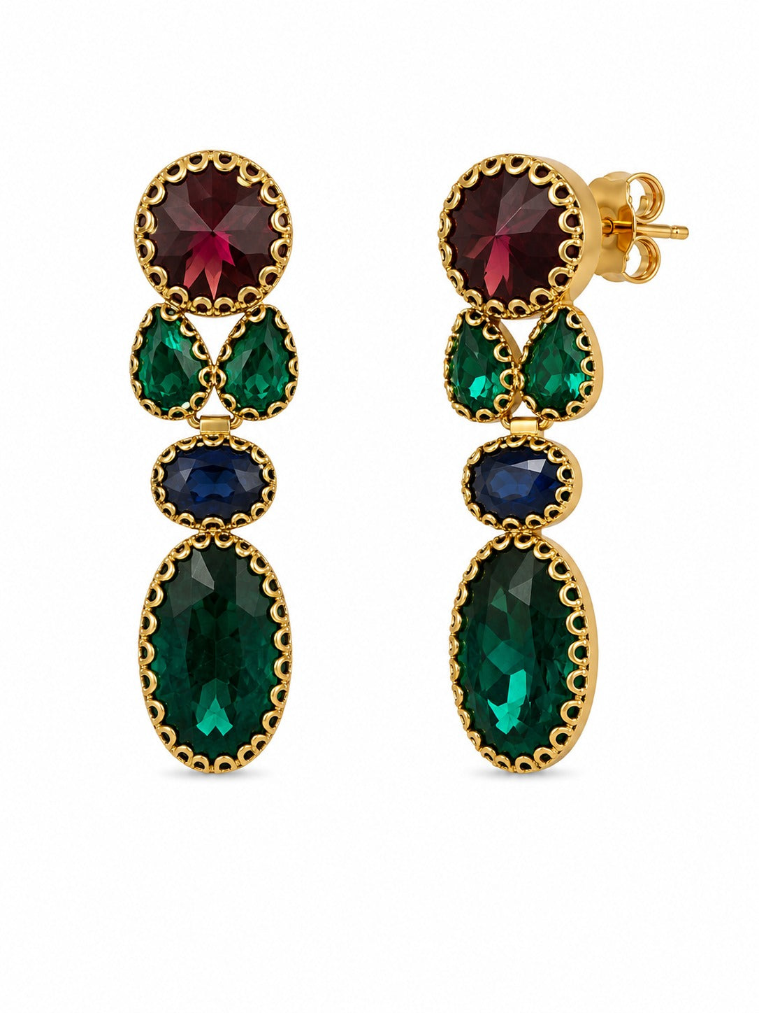 Enchanted Emerald Green Earrings