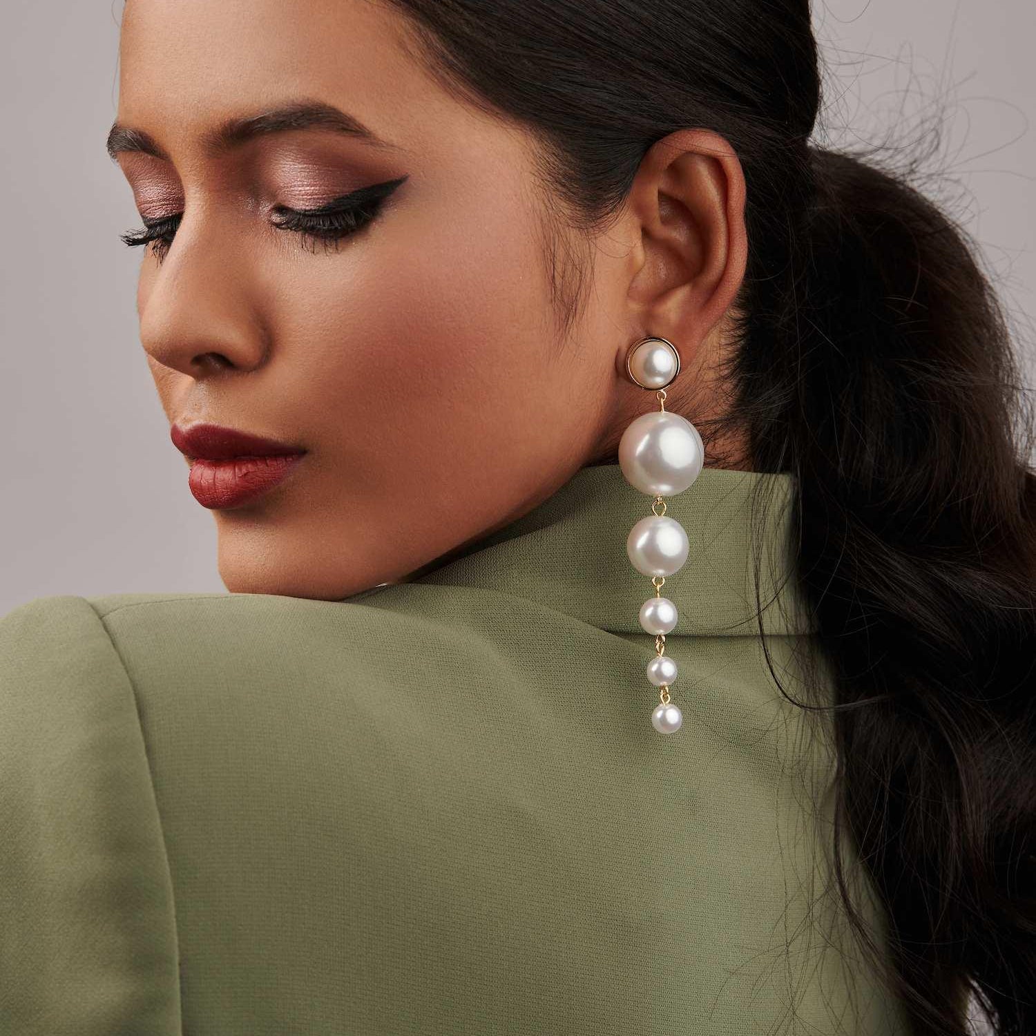Pearl Duster Earrings
