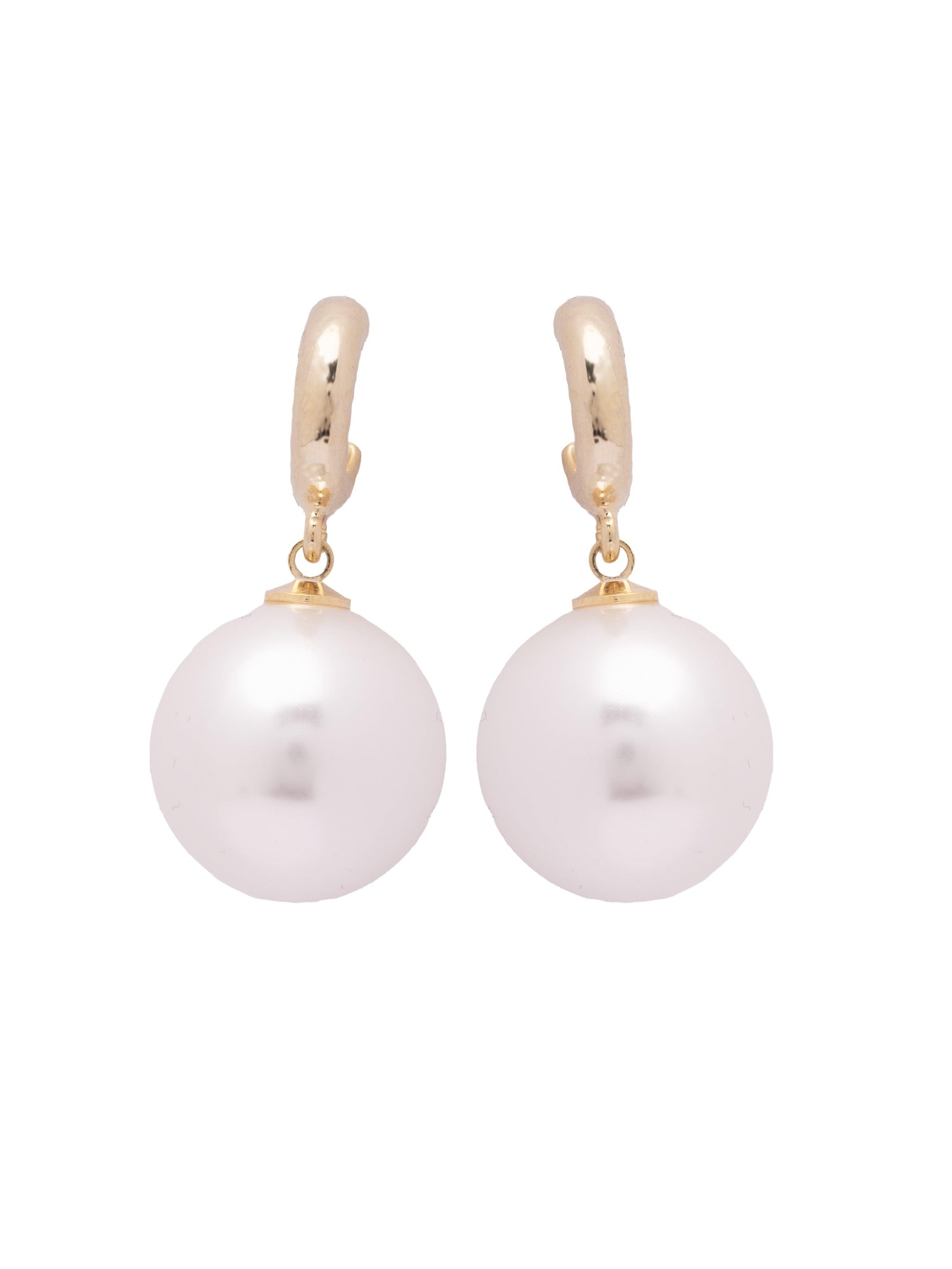 The Pearl Story - Oyster Drop White Pearl Earrings 