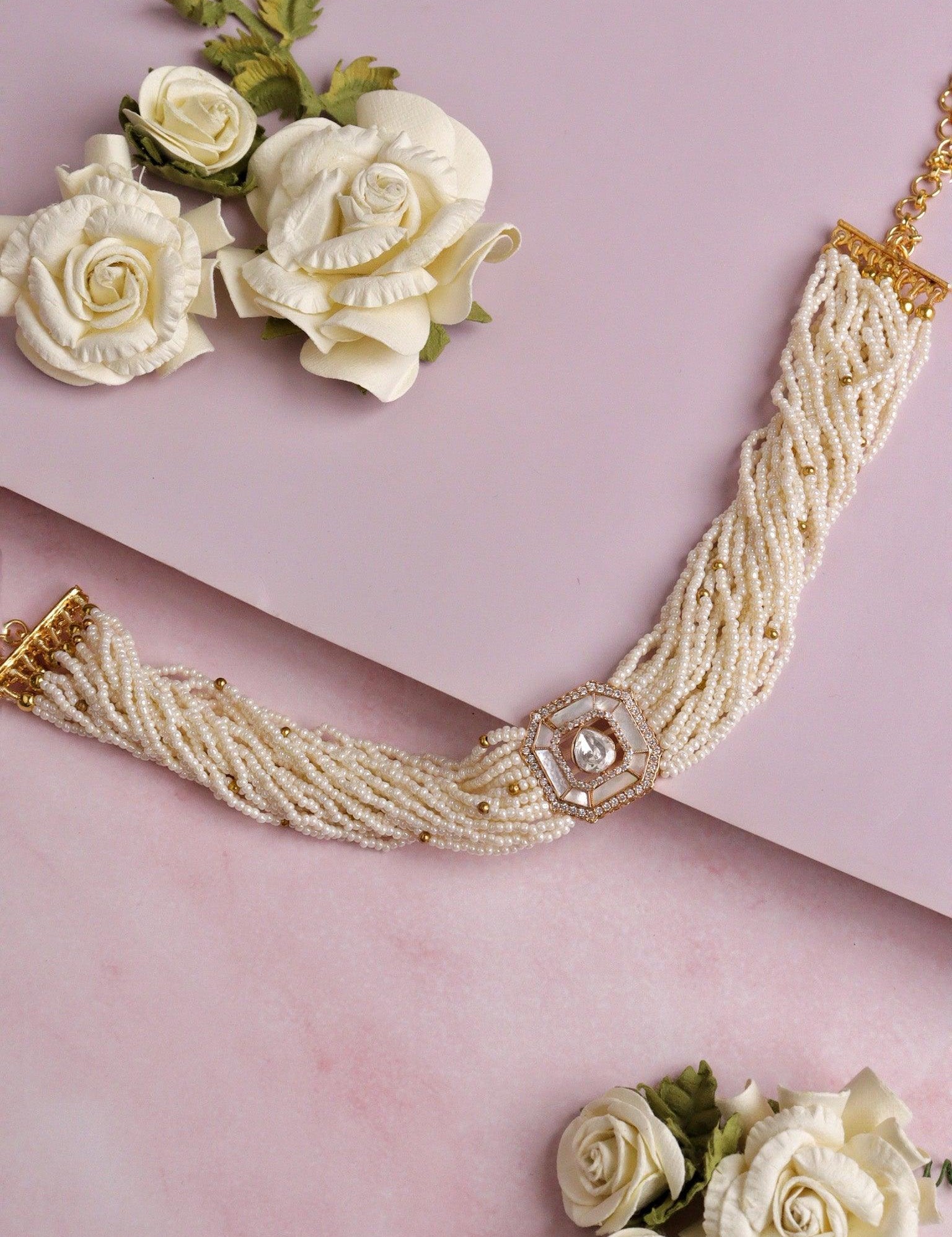 String of Pearls Choker Necklace