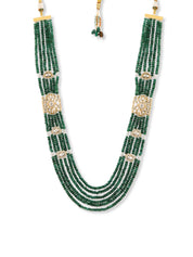Meiraa Heritage Emerald Green Long Necklace
