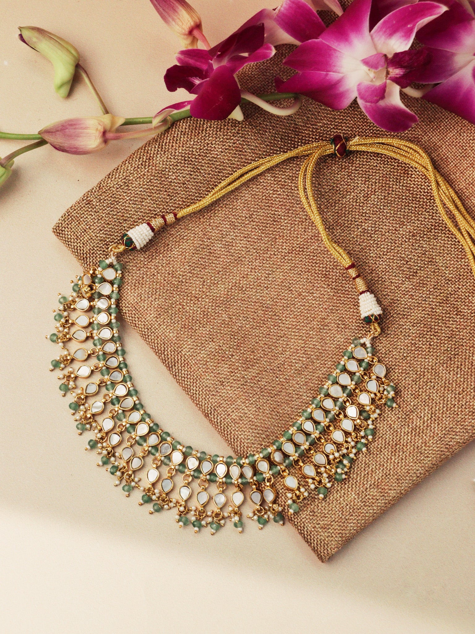 Meiraa Mother of Pearl Necklace