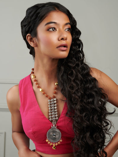 The Gypsy Rudraksha Long Necklace 
