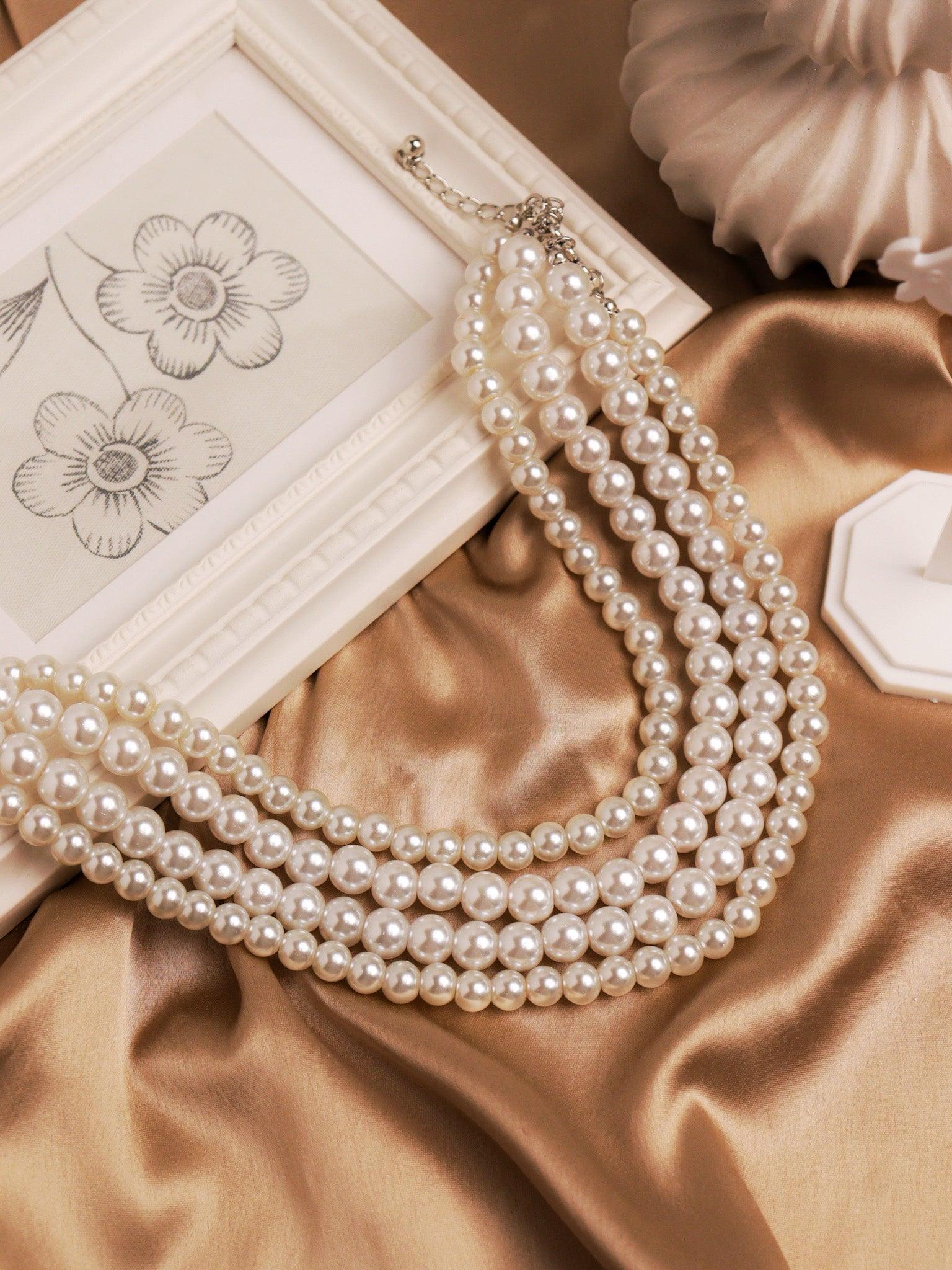 Oyster necklace set discount