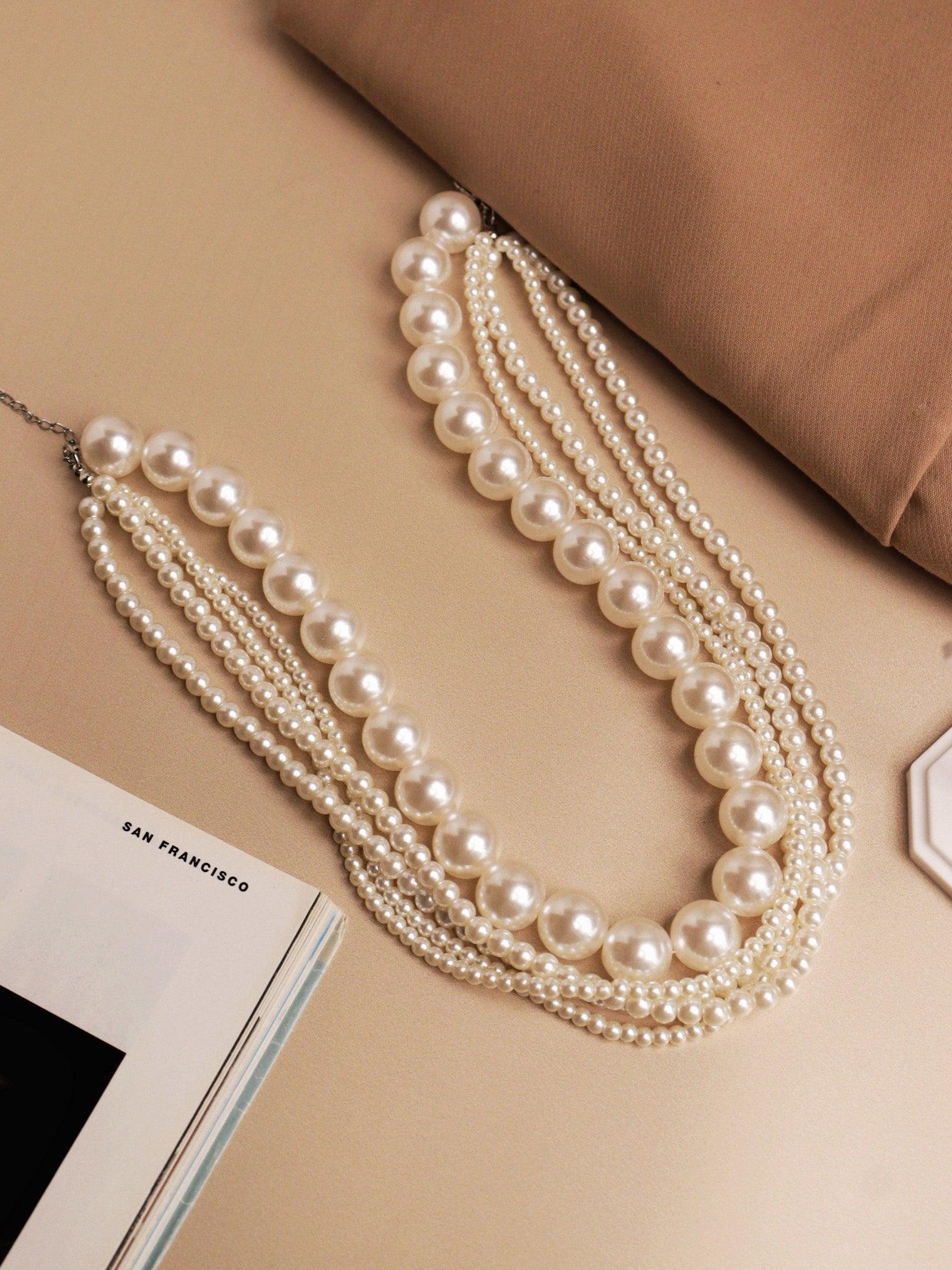 The Pearl Story - Ivory Pearl Elegance Necklace 