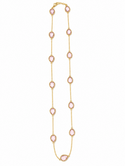 Trail of Pink Whispers Necklace