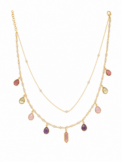 Spring Bling Layered Necklace