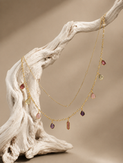 Spring Bling Layered Necklace