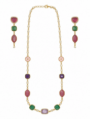Little Jewels in a Row Necklace Set