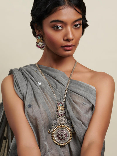 Stones Necklace Design - South India Jewels - Online Shop