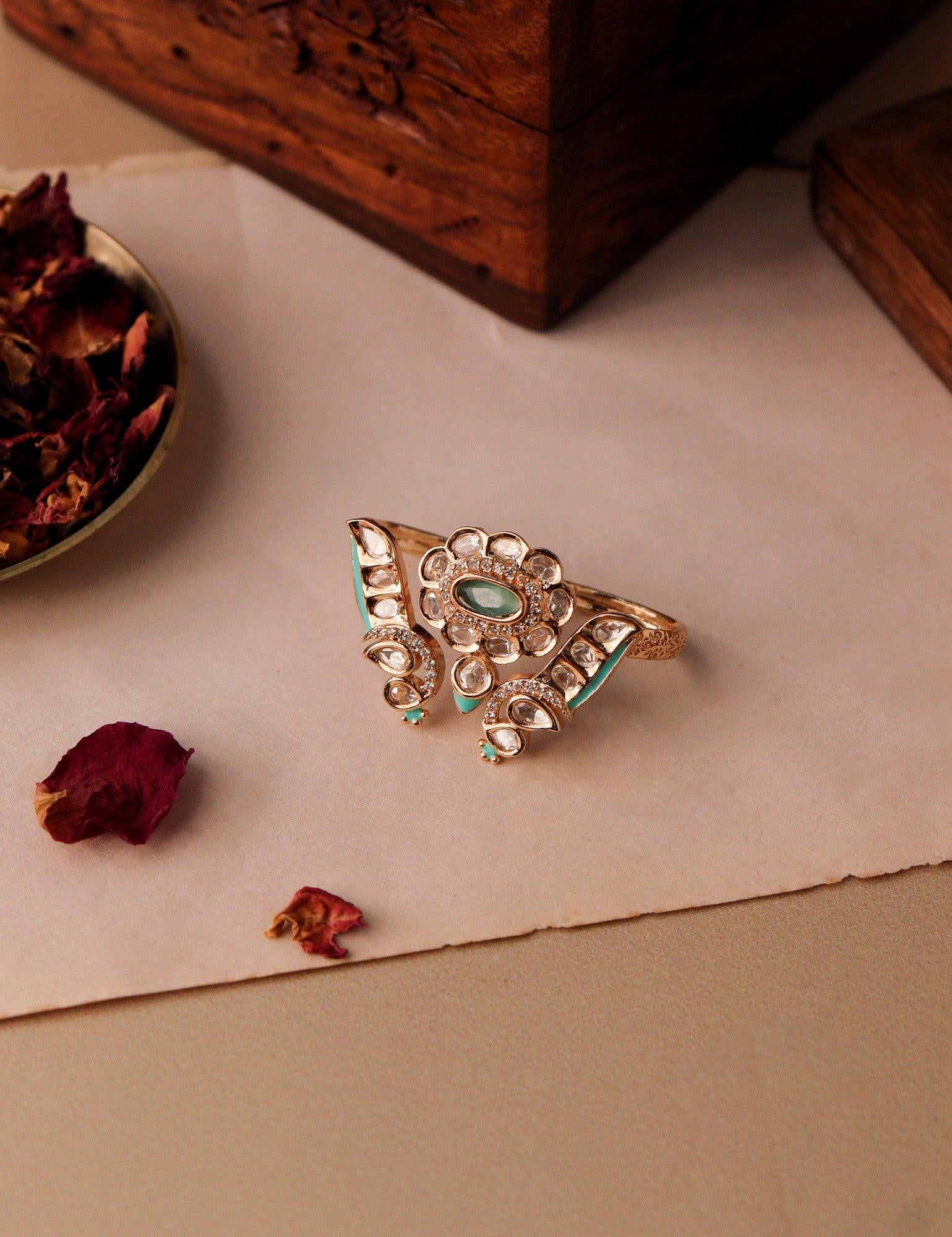 Kundan Ring For Women