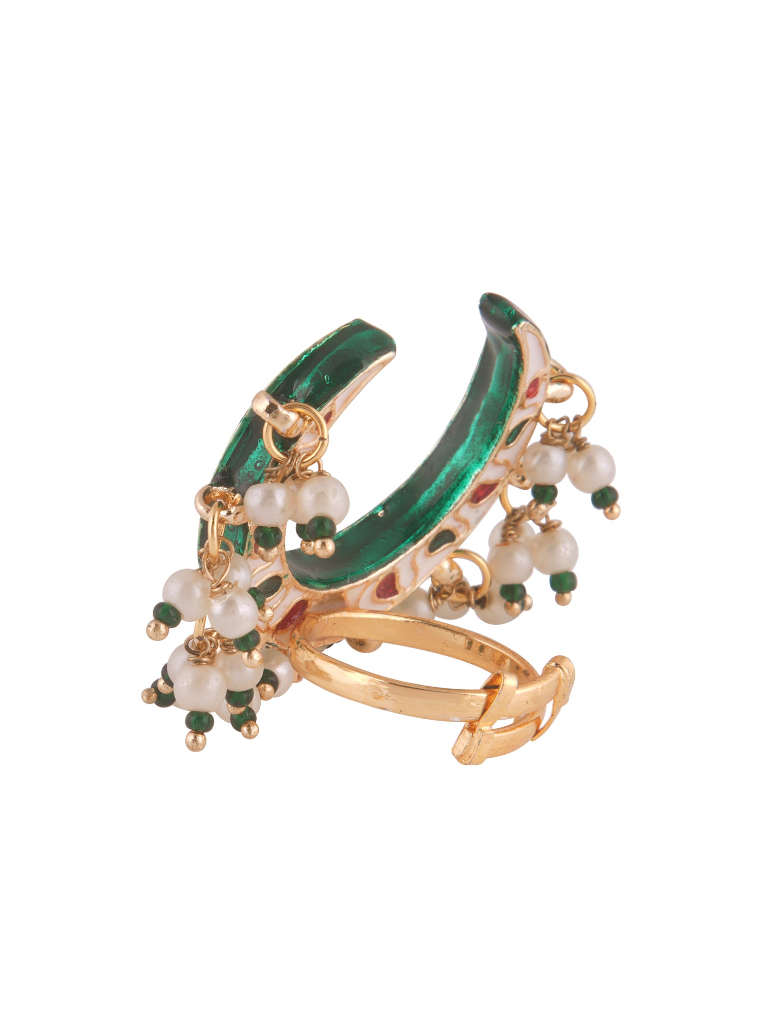 Meiraa Kundan Chand Ring