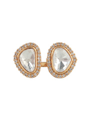 Meiraa Kundan Duo Ring