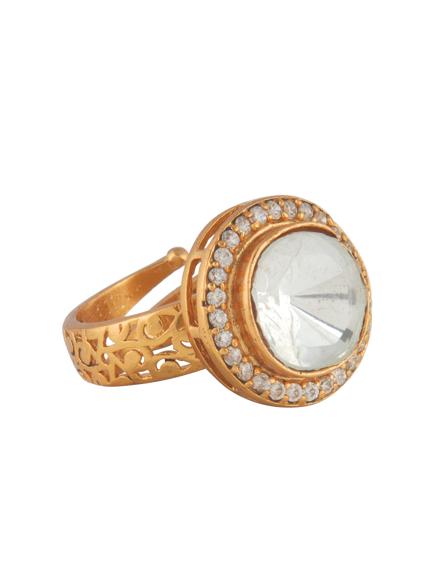 Meiraa Brilliance of Polki Ring