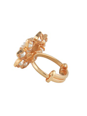 Kundan Floral Dew Ring