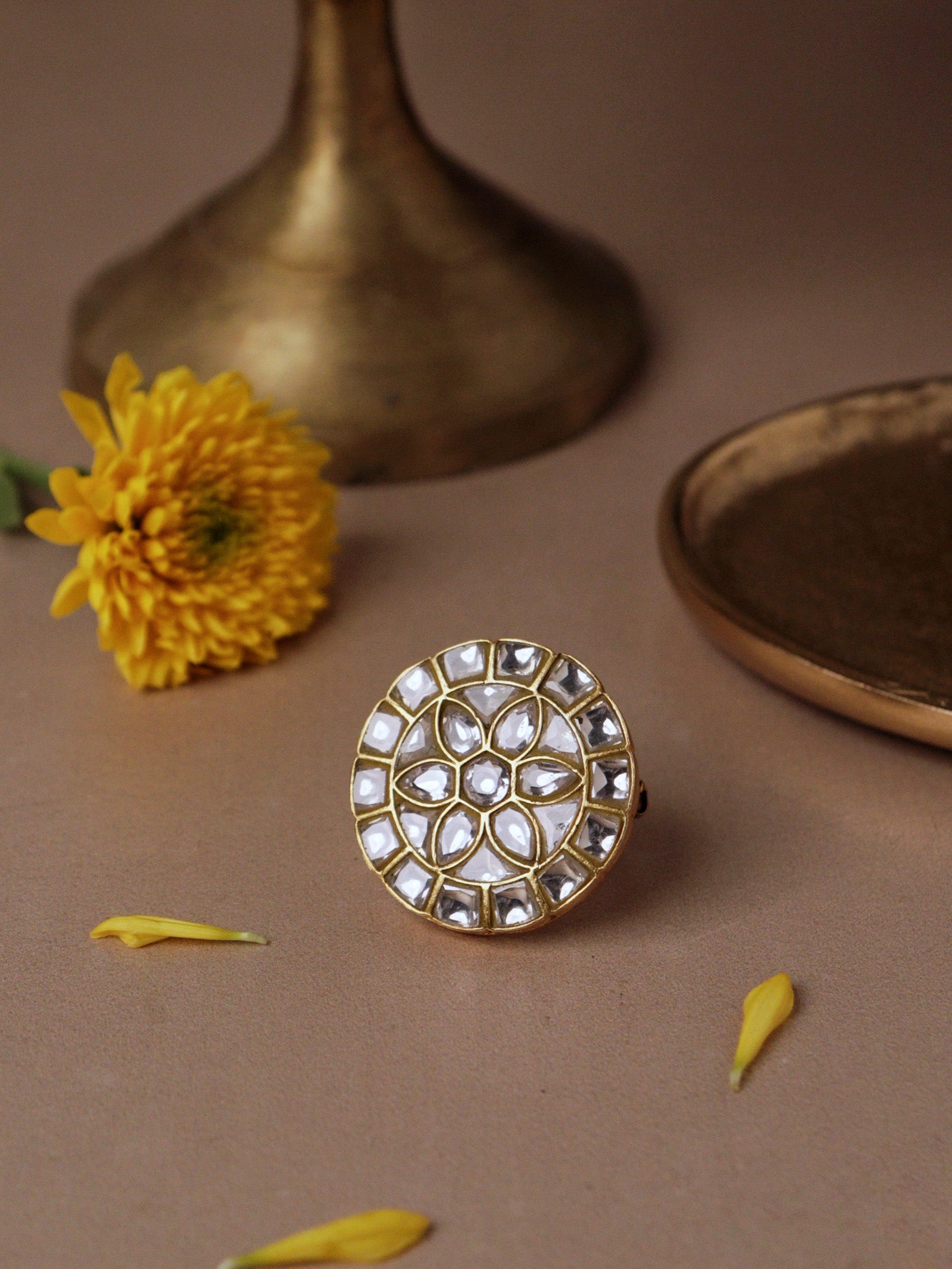 Kundan Noor Ring