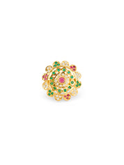 Spring blossom Jadau Ring