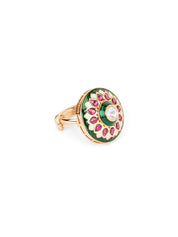 Eternal Enamel Kundan Ring