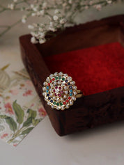 Spring of Colour Jadau Ring
