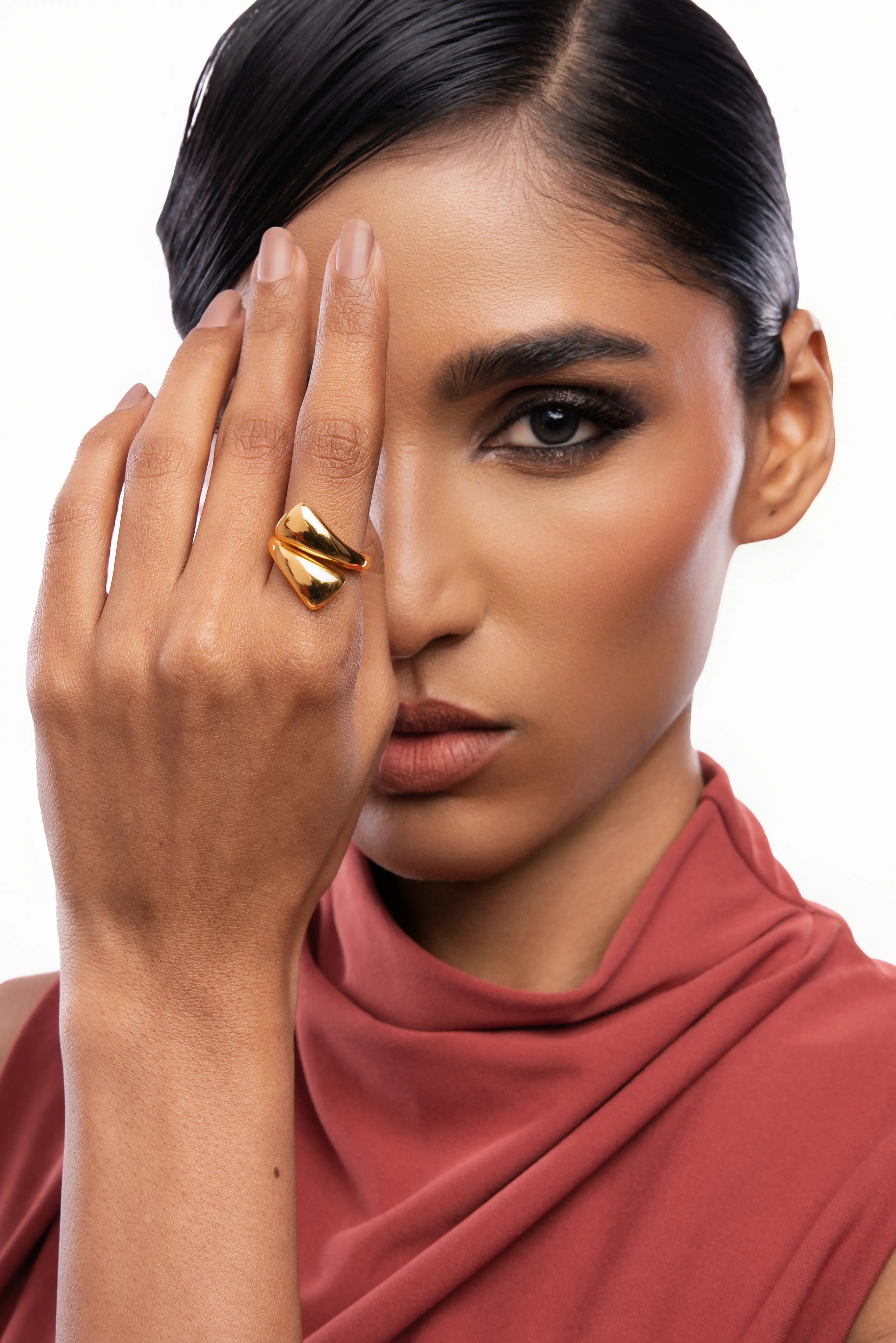 Golden Embrace Cuff Ring – Curio Cottage