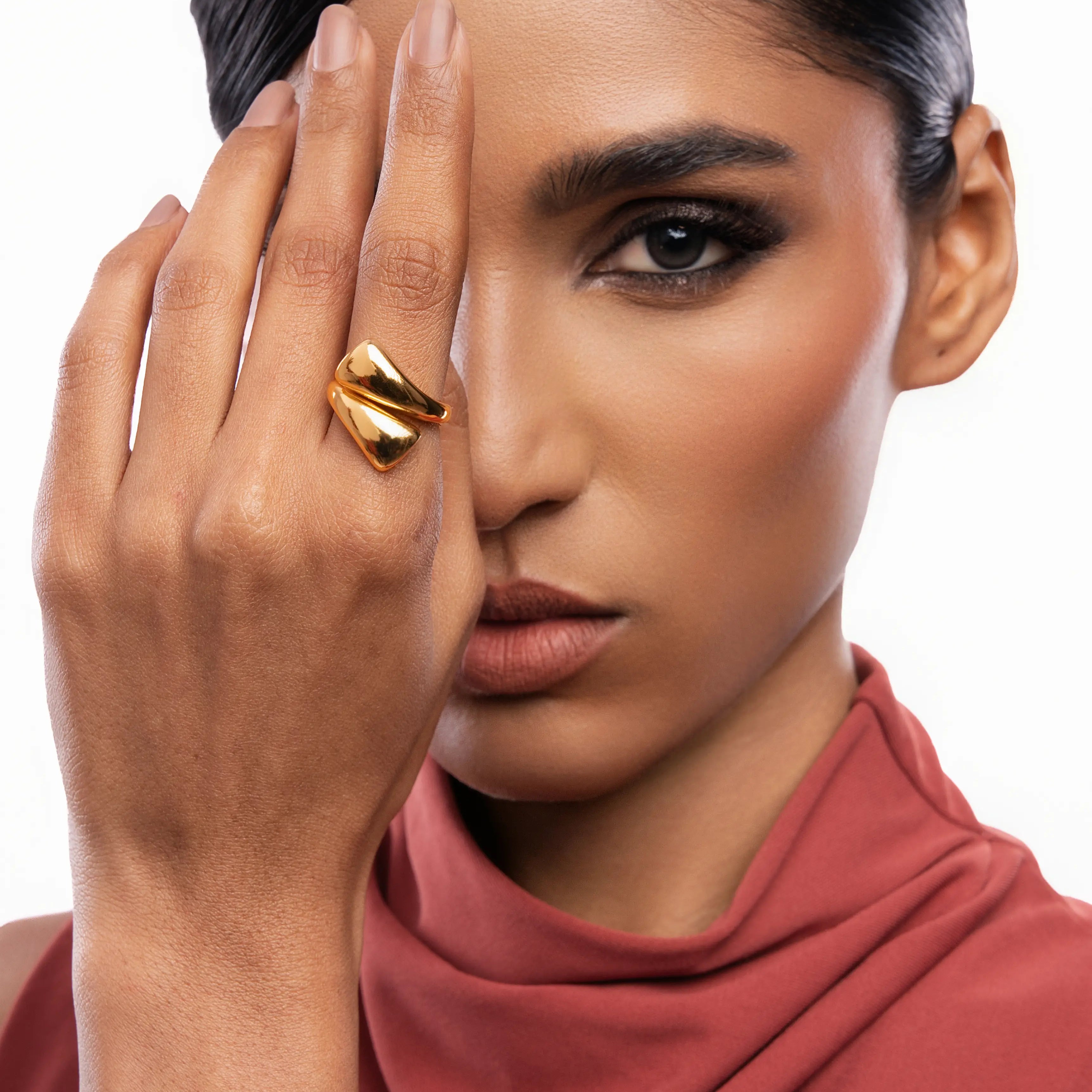 Gold Cuff Ring
