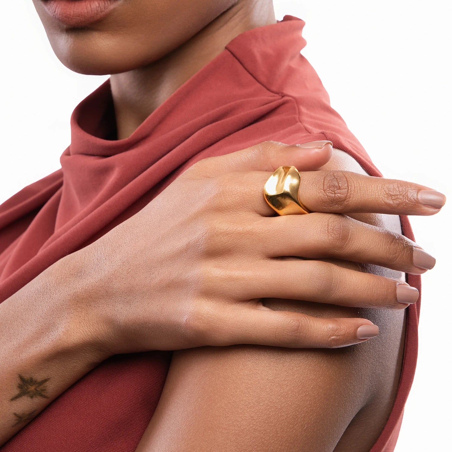Textured Statement Ring