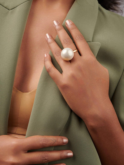  The Pearl Story - Drop of Pearl Ring