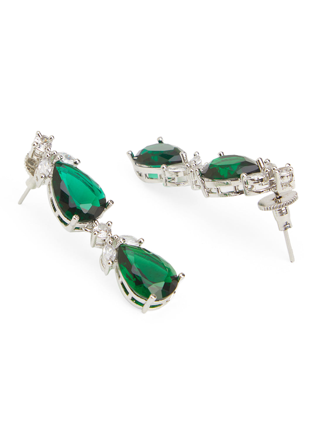 Green Garland Drop Necklace Set 