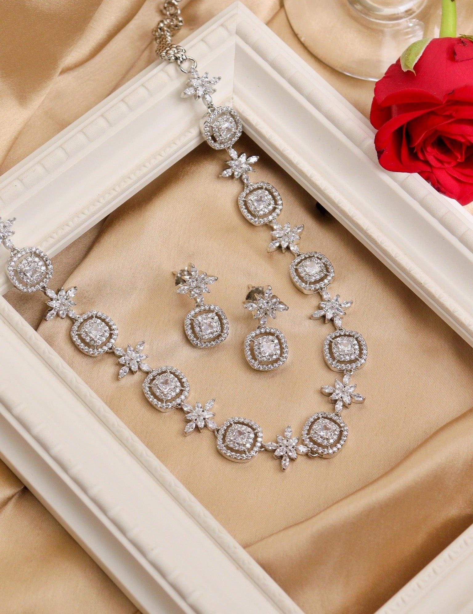 CZ Necklace Set