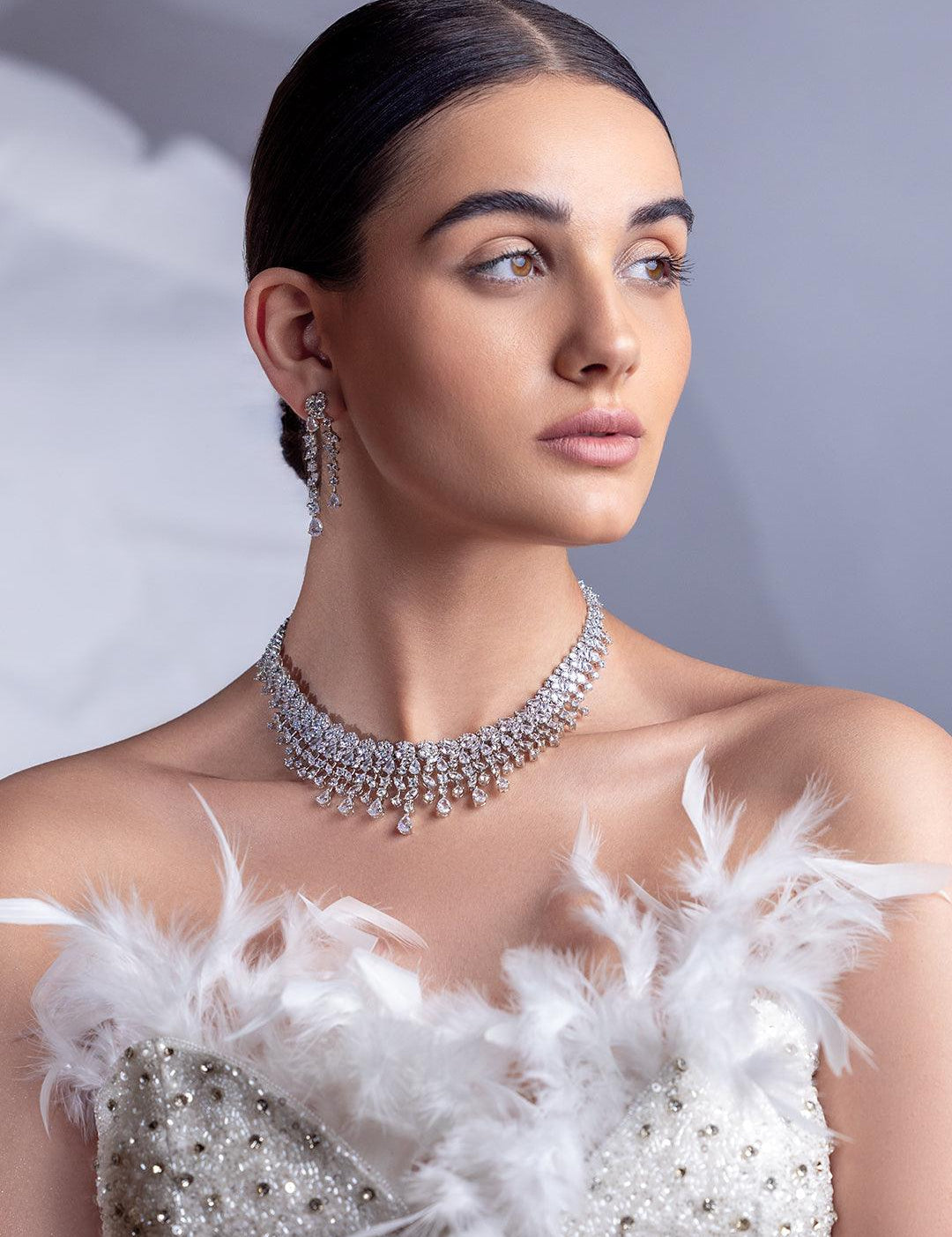 CZ Necklace Set