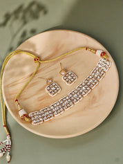 Meiraa Kundan Glow Choker Set