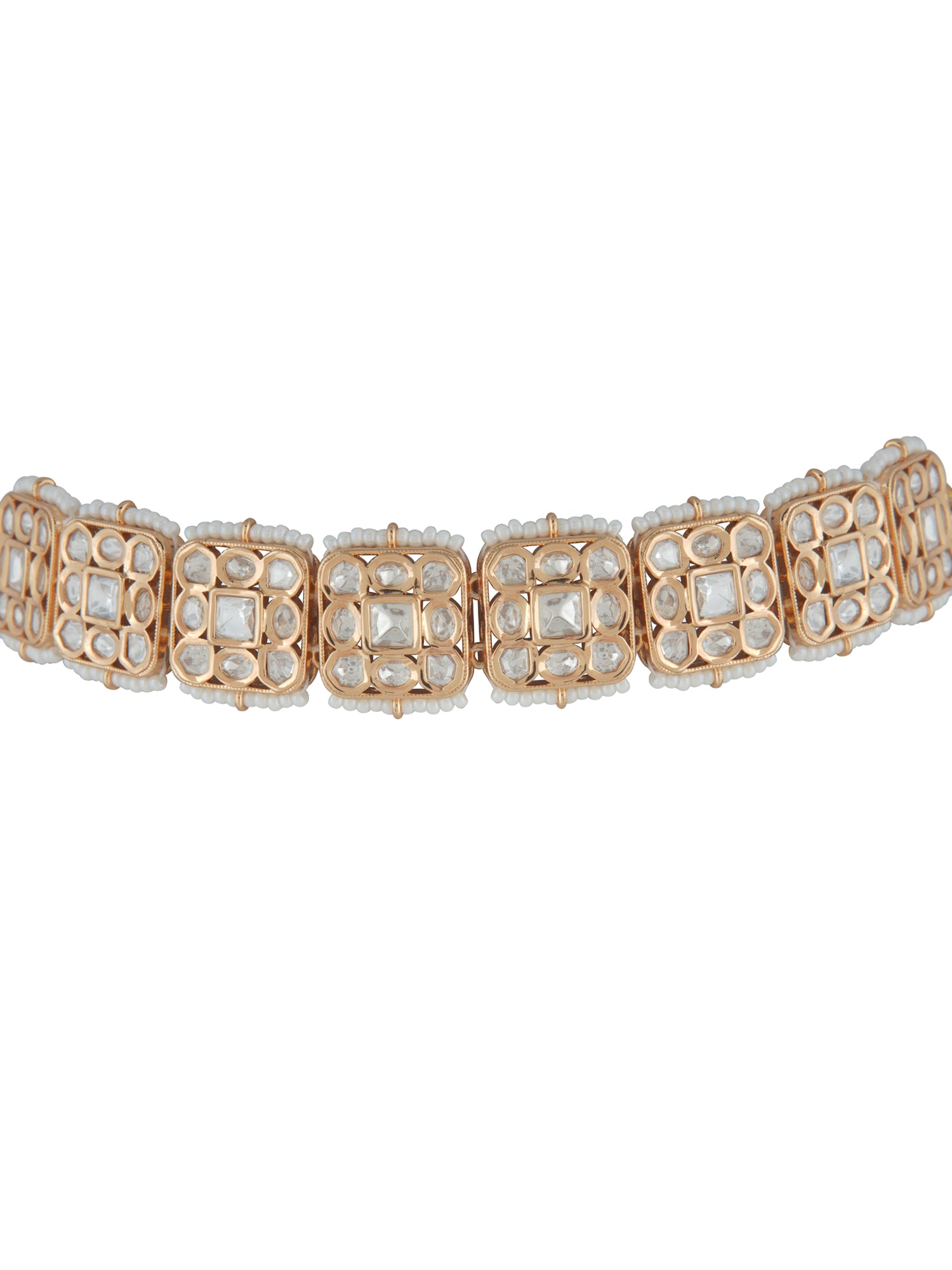 Meiraa Kundan Glow Choker Set