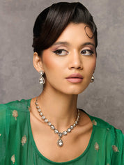 Meiraa Droplets of Polki Necklace Set