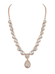 Meiraa Droplets of Polki Necklace Set