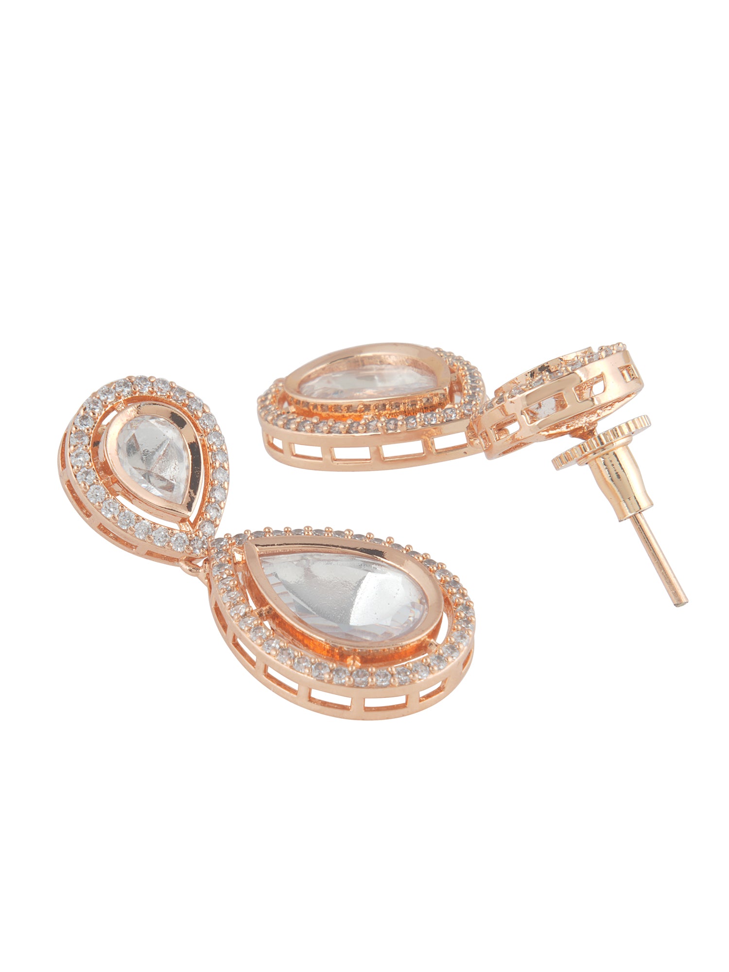 Meiraa Droplets of Polki Necklace Set