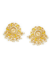 Yellow Enamel Choker Set