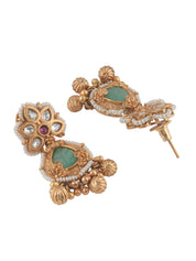 Meiraa Gilded Jade Pearly Choker Set