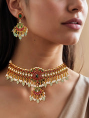 Multi-Jeweled Symphony Choker Set