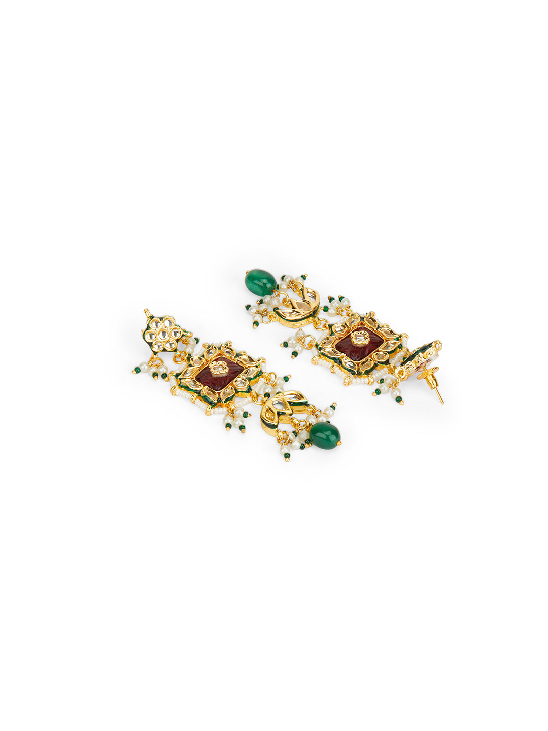 Ruby Emerald Kundan Choker Set