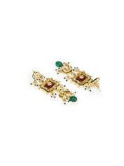 Ruby Emerald Kundan Choker Set
