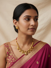Traditional Kamdhenu Necklace Set