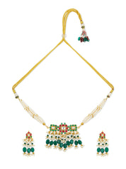 Kundan Petal Bloom Necklace Set