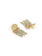 Jade Polki Necklace Set