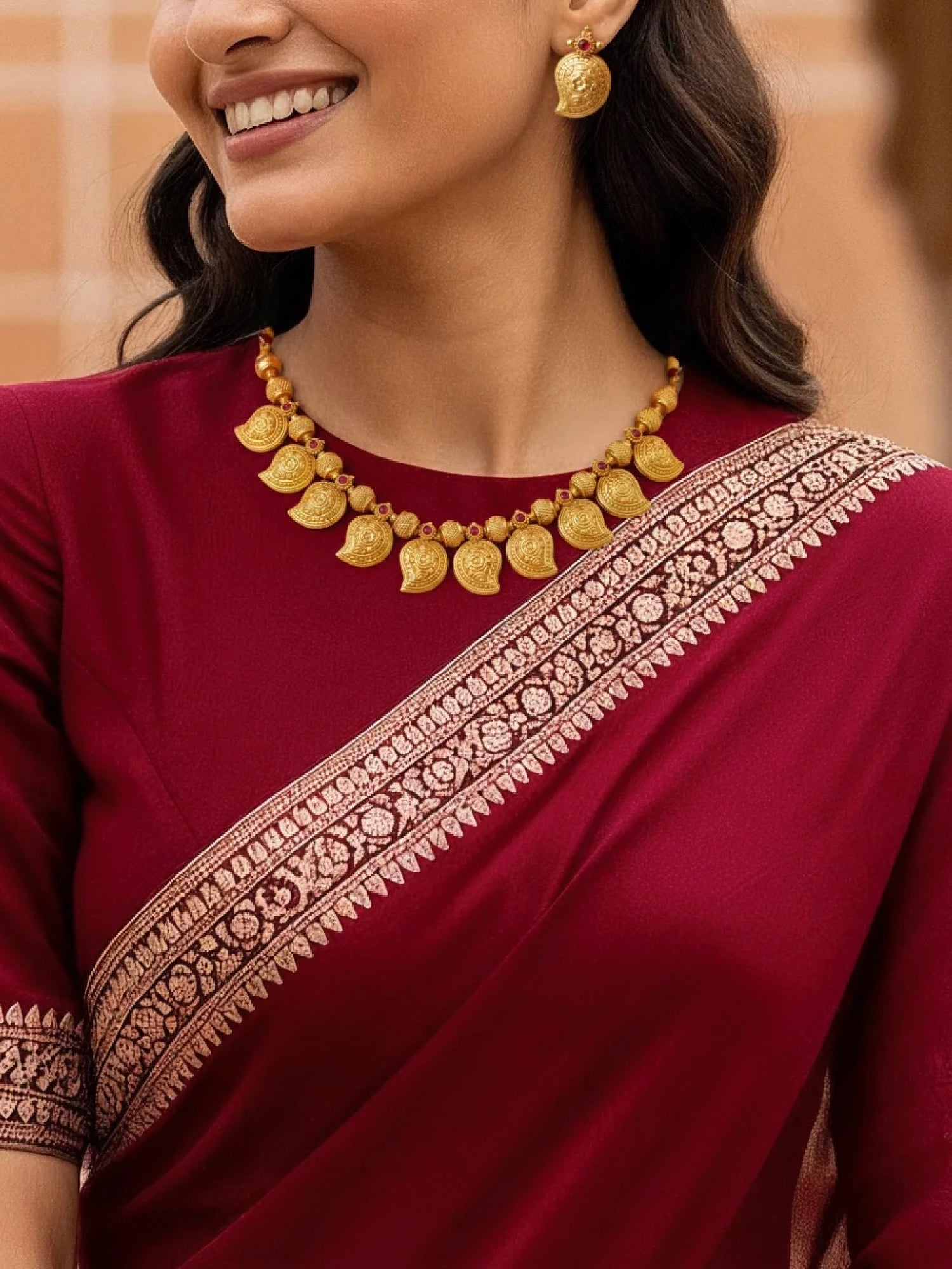 Rajasi Mango Necklace Set