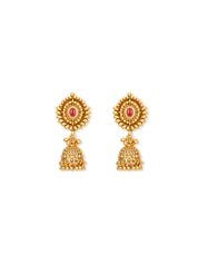 Golden Saaj Tushi Necklace Set